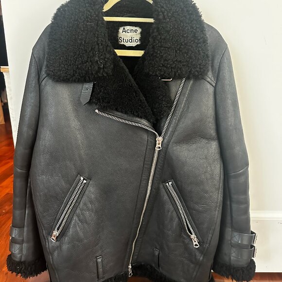 Acne Studios Shearling Fur Jacket - size small - Picture 1 of 7